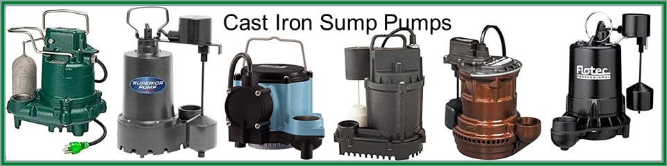 Best Cast Iron Sump Pumps at Pump Selection for your Water Pumping Needs
